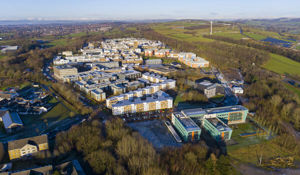 Lancaster university from the air